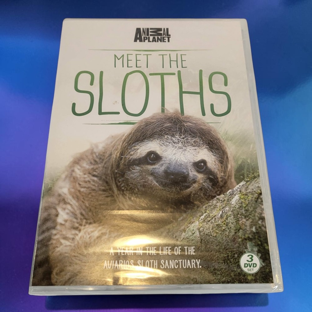 Animal Planet Meet the Sloths 3 DVD Set Aviarios Sloth Sanctuary Discovery NEW